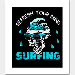 Refresh your mind - Surfing Posters and Art